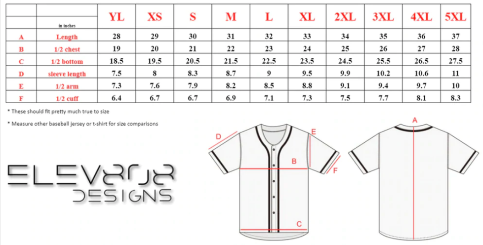 CALCIUM DOA BASEBALL JERSEY